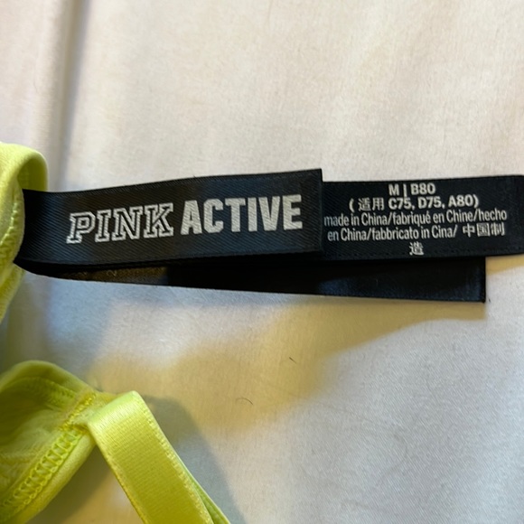 New w/ tags detached VS Pink Sports Bras sz M - Picture 8 of 8